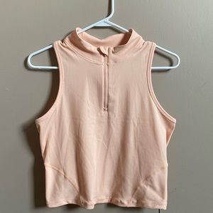 Zyia Blush Artemis Zipper Tank
